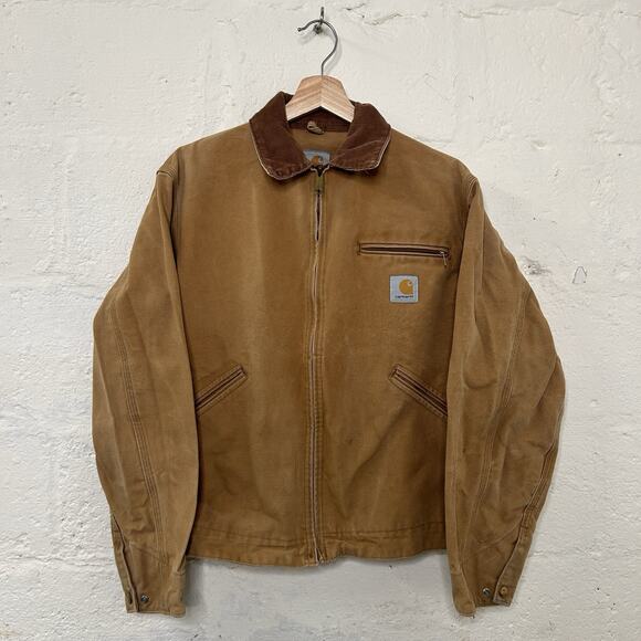 Carhartt Other - Vintage Carhartt Unlined Detroit Jacket “Brown” JU1216 J97